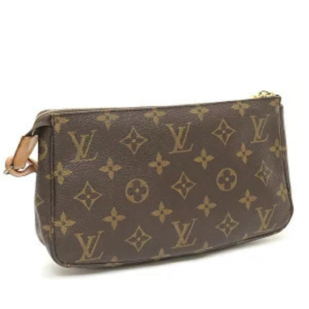 Louis Vuitton Pochette Accessoires Accessory Clutch Pouch Monogram Brown